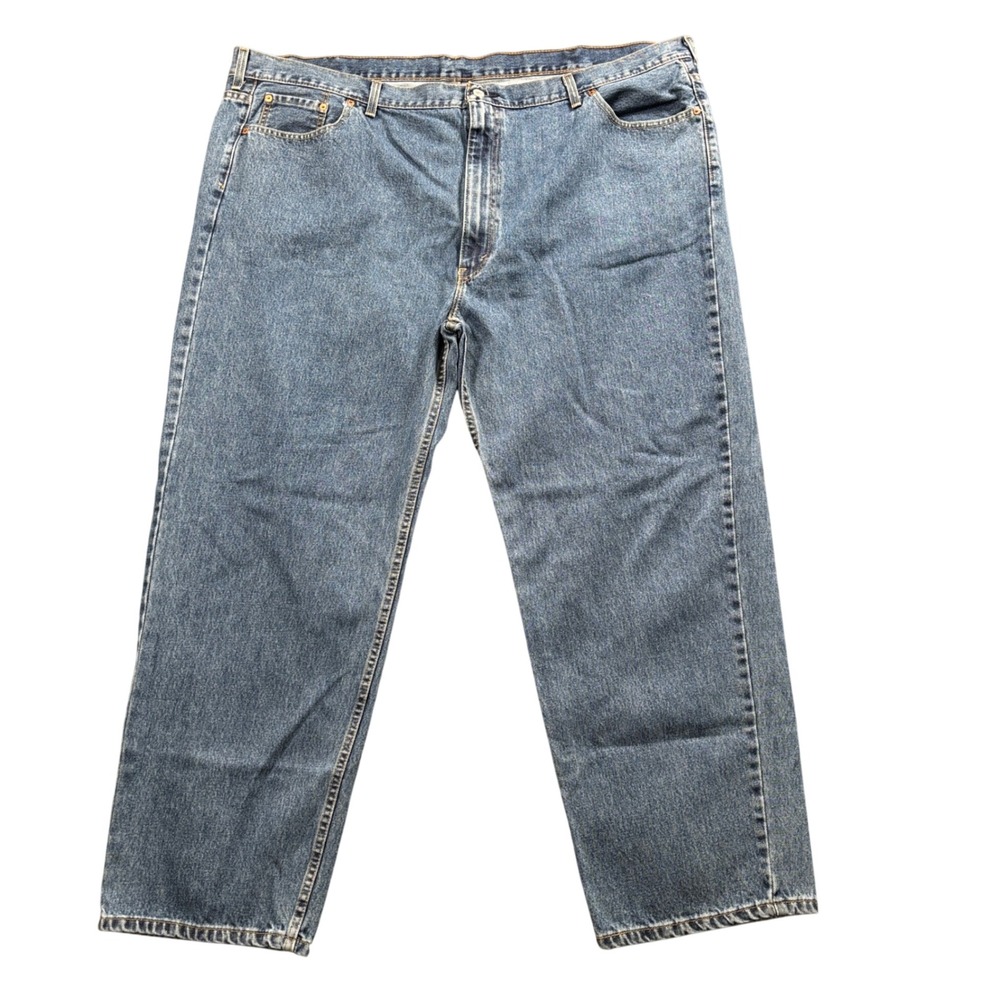 Levi's 550‎ Relaxed Fit Jeans Men's 51x29.5 Blue Medium Wash Tapered Denim